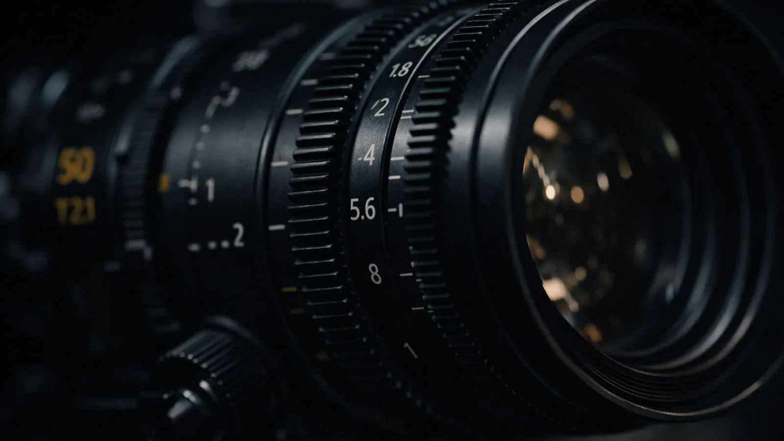 Lente de cine profesional